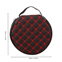 Organizer CD/DVD Portabel – Kotak Penyimpanan Tahan Air Kapasitas 20 Cakram untuk Mobil, Rumah & Perjalanan