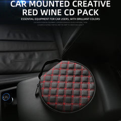 Organizer CD/DVD Portabel – Kotak Penyimpanan Tahan Air Kapasitas 20 Cakram untuk Mobil, Rumah & Perjalanan