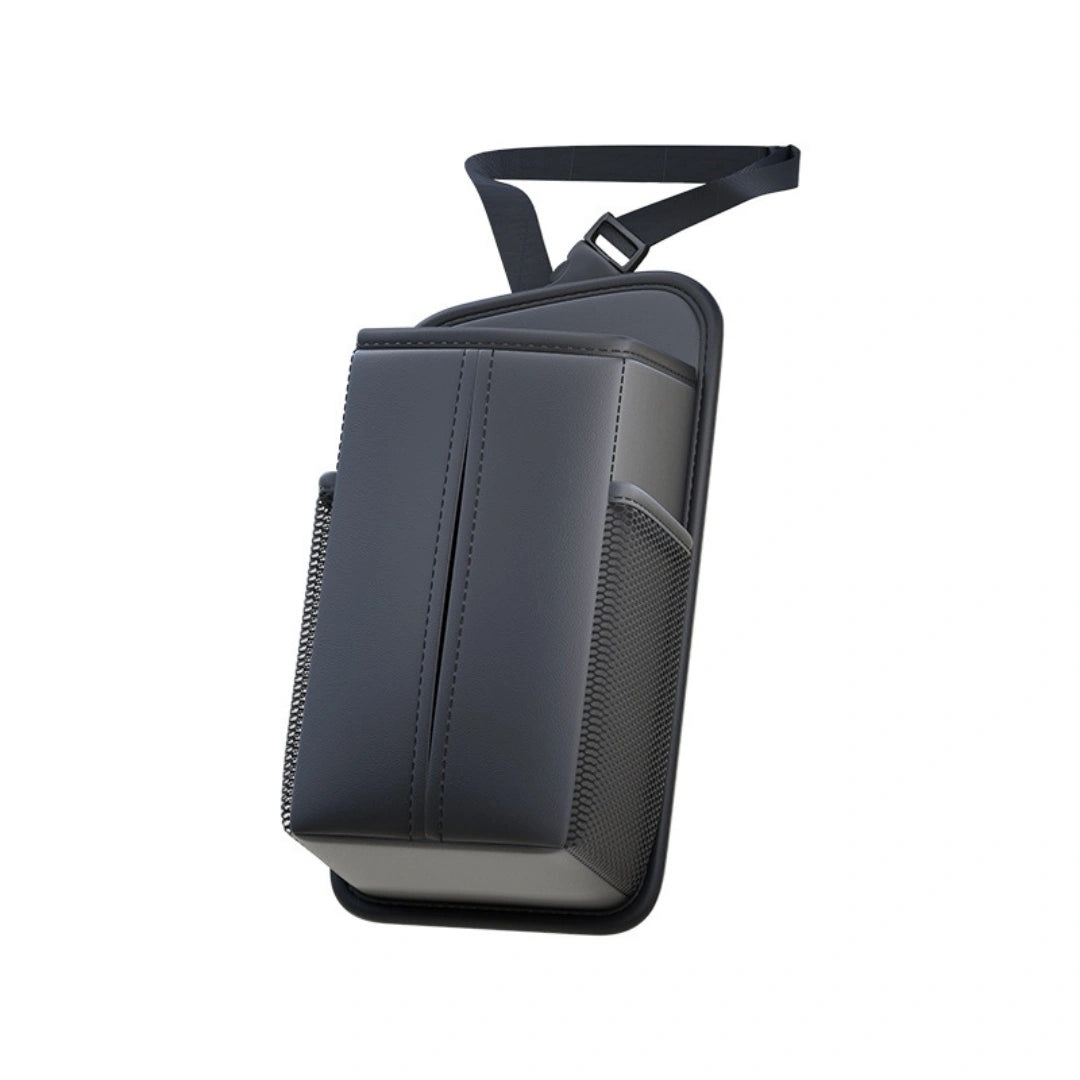 Car Seat Side Organizer Bag White background